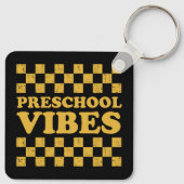 Preschool vibes eerste schooldag sleutelhanger (Achterkant)
