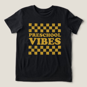 Preschool vibes eerste schooldag Tri-Blend shirt