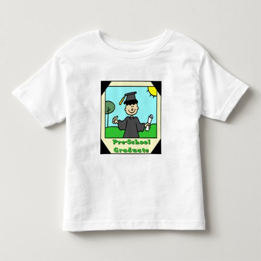 Preschoolse Afstuderen cadeaus Kinder Shirts (Voorkant)