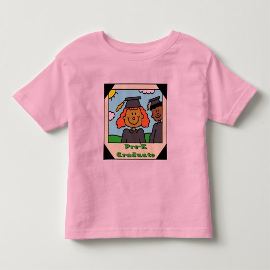 Preschoolse Afstuderen cadeaus Kinder Shirts (Voorkant)