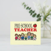 PRESCHOOLTEACHER BRIEFKAART (Staand voorkant)