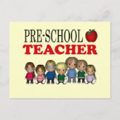 PRESCHOOLTEACHER BRIEFKAART (Voorkant)