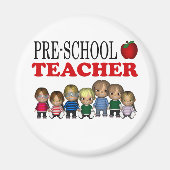 PRESCHOOLTEACHER MAGNEET (Voorkant)