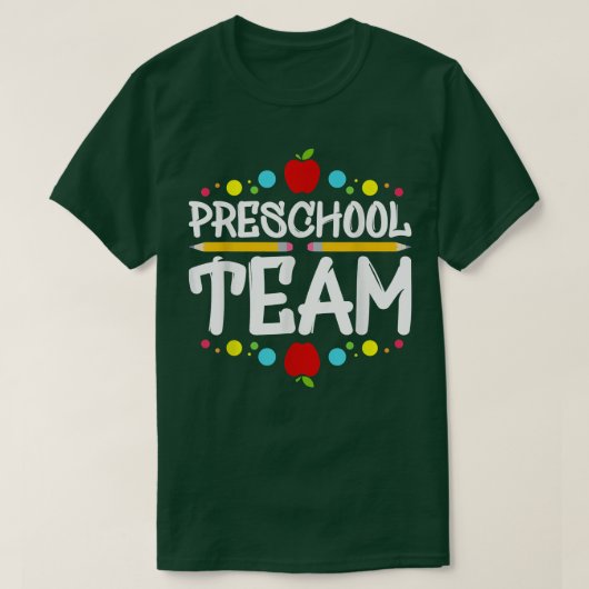 Preschoolteam I PreK T-shirt (Design voorkant)
