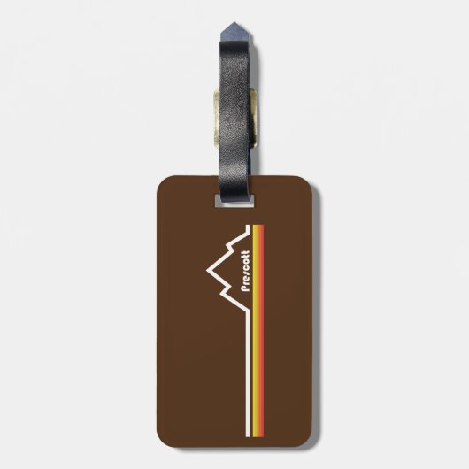 Prescott, Arizona Bagagelabel (Achterkant verticaal)