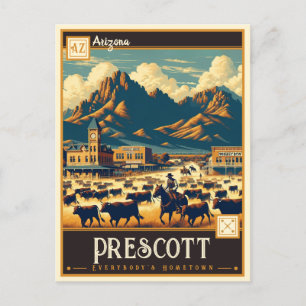 Prescott, Arizona    Briefkaart