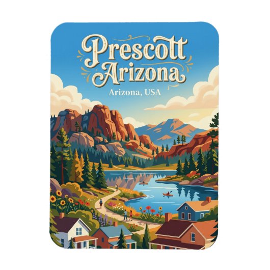 Prescott Arizona Magneet (Verticaal)