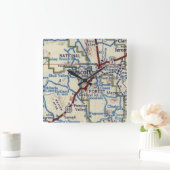 Prescott Arizona  Map Vierkante Klok (Huis)