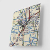 Prescott Arizona  Map Vierkante Klok (Hoek)