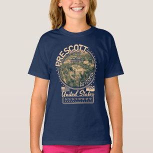 PRESCOTT ARIZONA - PRESCOTT COURTHOUSE SQUARE T-SHIRT