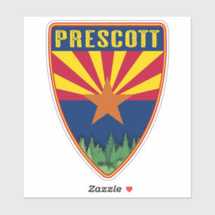 Prescott Arizona Shield Sticker