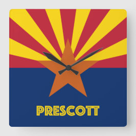 Prescott Arizona Vierkante Klok