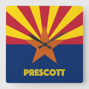 Prescott Arizona Vierkante Klok