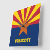 Prescott Arizona Vierkante Klok (Hoek)