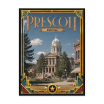 Prescott Arizona Vintage Art Deco Gouden Tijdperk