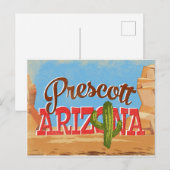 Prescott Arizona Vintage Travel Briefkaart (Voorkant / Achterkant)