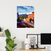 "Prescott AZ Landmark" Poster (Thuiskantoor)