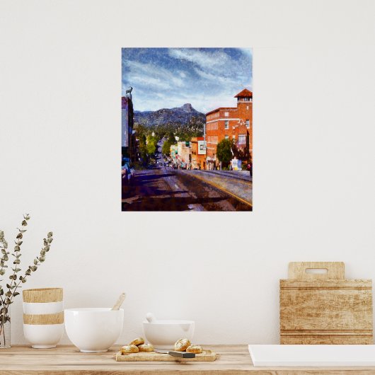 "Prescott AZ Landmark" Poster (Keuken)