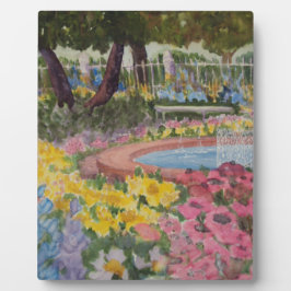 Prescott Park Garden Poppies Portsmouth NH Fotoplaat