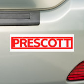 Prescott Stamp Bumpersticker (Op auto)