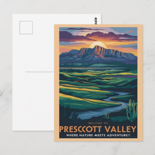 Prescott Valley, Arizona Briefkaart (Voorkant / Achterkant)