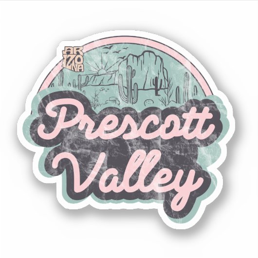 Prescott Valley, Arizona Sticker (Voorkant)