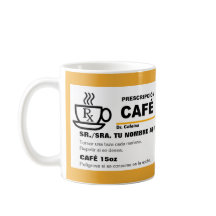 Prescripción de Café taza