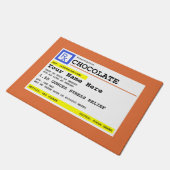 Prescription Chocolate Gepersonaliseerd Funny Deurmat (Schuin)