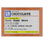 Prescription Chocolate Gepersonaliseerd Funny Snijplank (Voorkant)