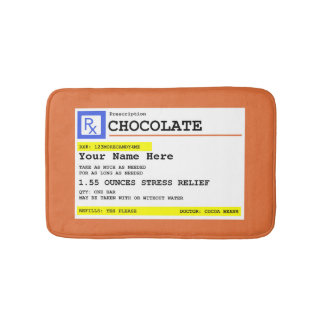 Prescription Chocolate Personalized Badmat