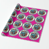 Present wrapping paper DragonX Pickleball team Cadeaupapier (Uitgerold)