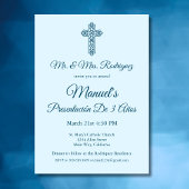 Presentación 3 Años Blauw Mexicaans 3 Jaar Verjaar Kaart