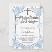 Presentación 3 años Foto uitnodiging vlinder (Voorkant)