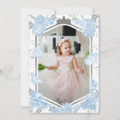 Presentación 3 años Foto uitnodiging vlinder (Achterkant)