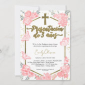 Presentación 3 años Foto uitnodiging vlinder (Voorkant)