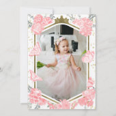 Presentación 3 años Foto uitnodiging vlinder (Achterkant)