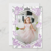 Presentación 3 años Foto uitnodiging vlinder (Achterkant)