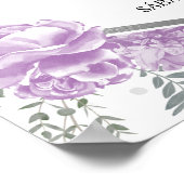 Presentación 3 años Welkomstbord Butterflys Poster (Hoek)