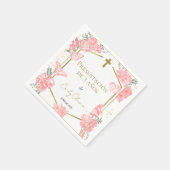 Presentación de 3 años Napkins Butterflys Roze Servet (Hoek)