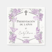 Presentación de 3 años Napkins Butterflys Servet (Voorkant)