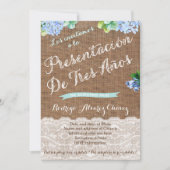 Presentación de Tres Años, de niño Kaart (Voorkant)