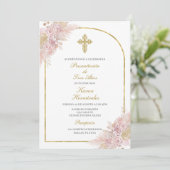 Presentación de tres años kaart (Staand voorkant)