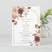 Presentación de tres años kaart (Staand voorkant)