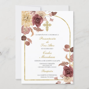 Presentación de tres años kaart