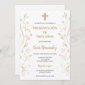 Presentación de Tres Años Kaart (Voorkant / Achterkant)
