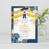 Presentación niño de tres años invitación kaart (Staand voorkant)