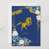 Presentación niño de tres años invitación kaart (Achterkant)