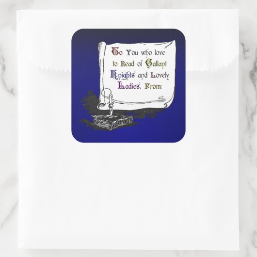  presentatie Bookplate Sticker (Tas)