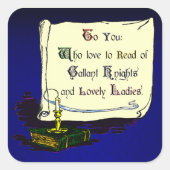 presentatie Bookplate Sticker (Voorkant)