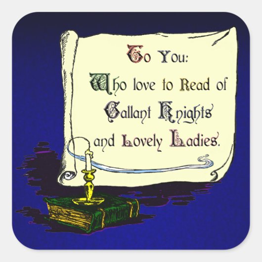  presentatie Bookplate Sticker (Voorkant)